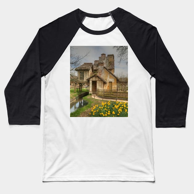 The Mill & a Daffodil or two or ... Baseball T-Shirt by Michaelm43